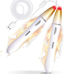 Dual Head Toy Heating Stick LED Indicator Light Heating Meat Stick USB Hand Warm