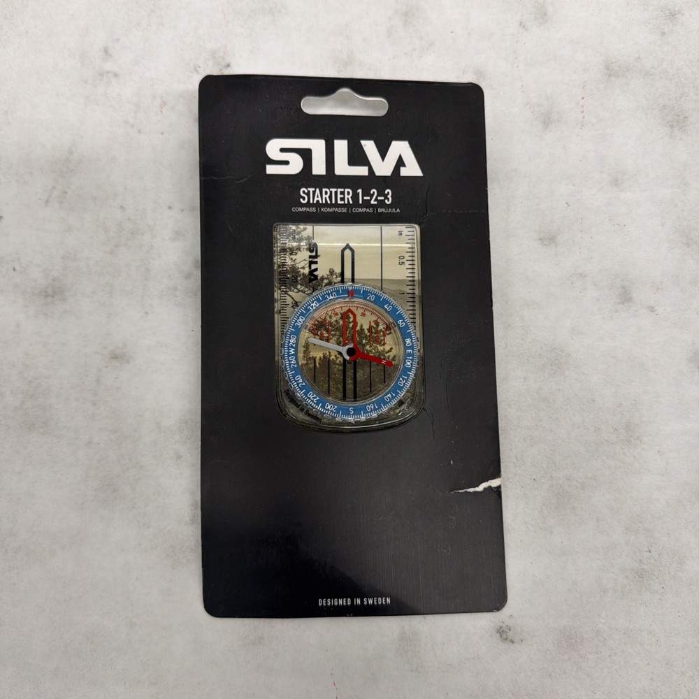 Silva Starter 1-2-3 Compass, Walking, Scouts, Beginners