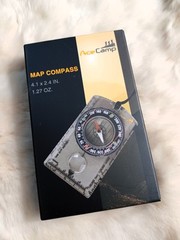 🥾 NIB AceCamp Map Compass – Built in Magnifier – Liquid Filled 🥾