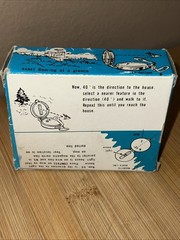 Vintage Engineer Lensatic Metal Compass- Liquid Filled- Japan- with Original Box