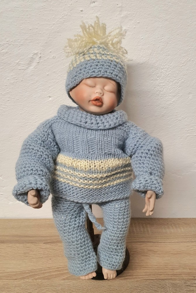 Artist doll porcelain doll Kathy Hippensteel 35 cm collector rarity Vintage