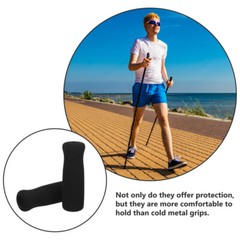 4Pcs Crutch Handle Grips Anti-skid Crutch Wraps Cane Hand Grips for Elderly