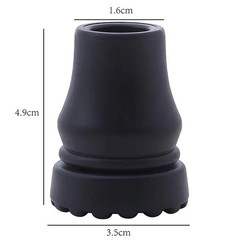 Anti Slip Rubber Walking Stick Cane Tip Pad 16-22mm Hiking Trekking Pole Cover