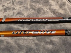 Leki Makalu Titanium Ultralite Trekking Poles Adjustable Used Discontinued Rare