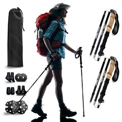 Trekking Poles – Lightweight, Collapsible Hiking Poles for Backpacking Gear, …