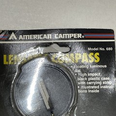 Vintage American Camper COMPASS Made in Taiwan New In package