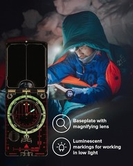 Advanced Northern Hemisphere Compass with Sighting Tools for Serious Adventurers