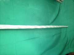 NEW MEXICO YUCCA PLANT FLOWER STALK FOR HIKING STICK UNFINISHED 5 ‘ TALL 14 OZ