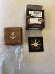 Gift for Son from Mom Dad Aladean Engraved Compass 2″ I Love You