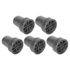 5PCS 22mm Single Angle Cane Tips Imitation Tire Texture Preservative