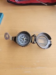 AM Authentic Models WWII Brass Compass, Made in India