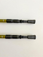 DD Aluminum Adjustable Trekking Hiking Poles (2x) Olive Green