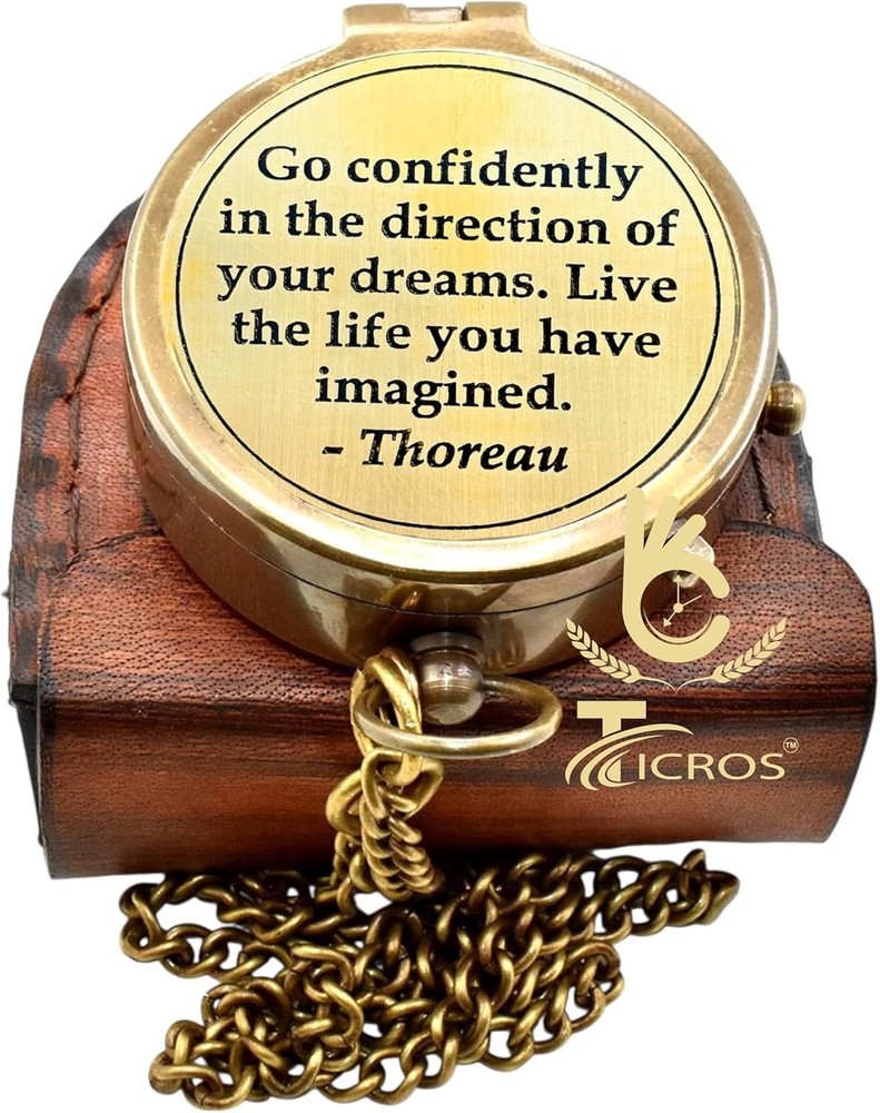 Thoreau “Go Confidently in The Direction of Your Dreams” with Inspirational Quot