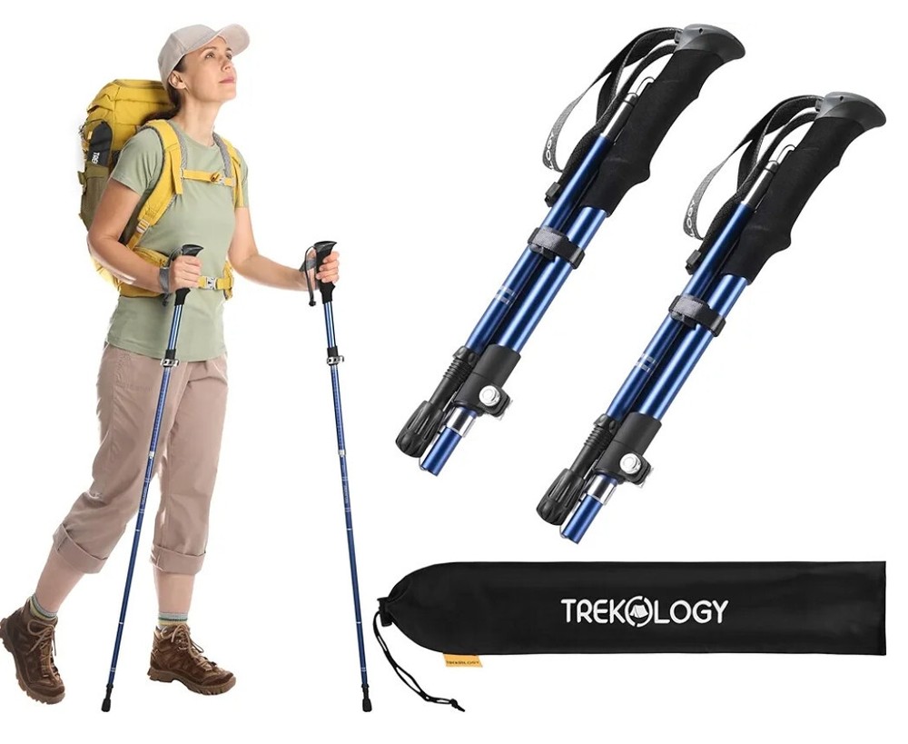 TREKOLOGY TREKZ SE 2pc Collapsible Hiking Stick2