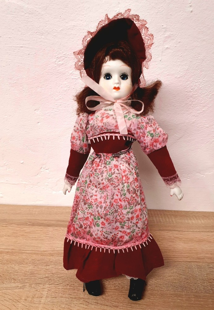 Artist doll porcelain doll 45 cm sleeping eyes collector rarity Vintage