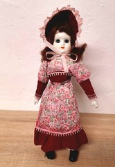 Artist doll porcelain doll 45 cm sleeping eyes collector rarity Vintage