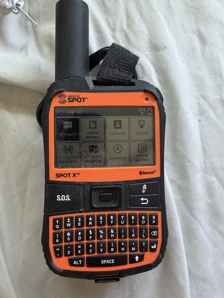 Spot x 2-Way Satellite Messenger Keyboard Bluetooth Slightly Used
