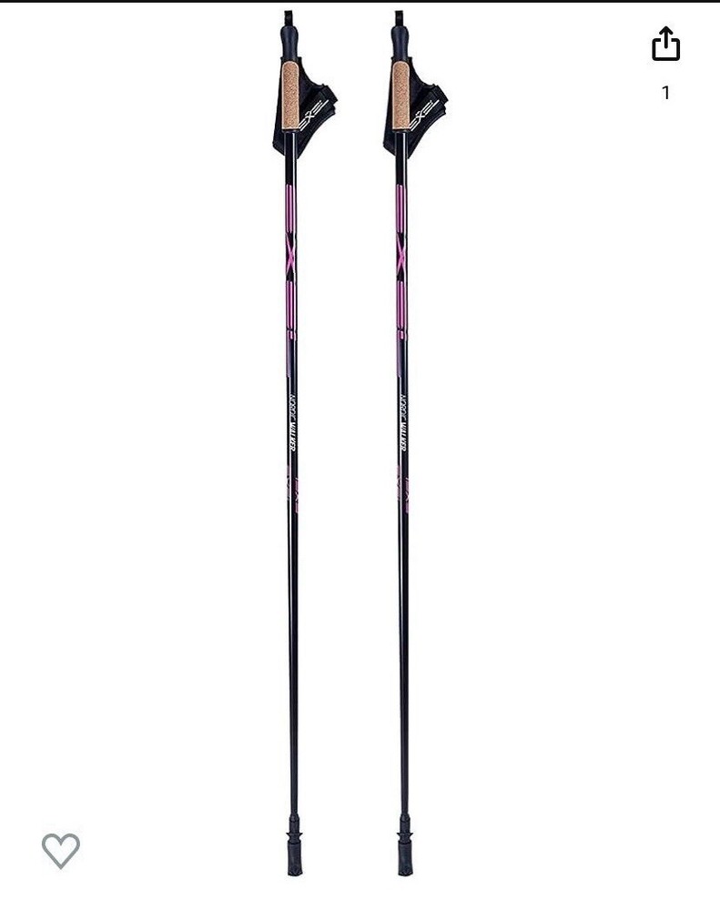 Exel Nordic Walking Poles For Hiking,Walking & Exercise (120cm)