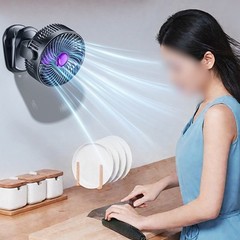 LED Display Fan 360?? Rotation Fan Ideal For Work Desk Clear Battery Indicator