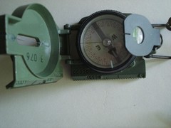 Cammenga Phosphorous US Military Compass Green Shockproof Lensatic Waterproof