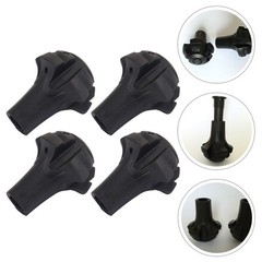 4 Pcs Hiking Pole Foot Pads Trekking Poles Accessories Tip Covers Walking Stick