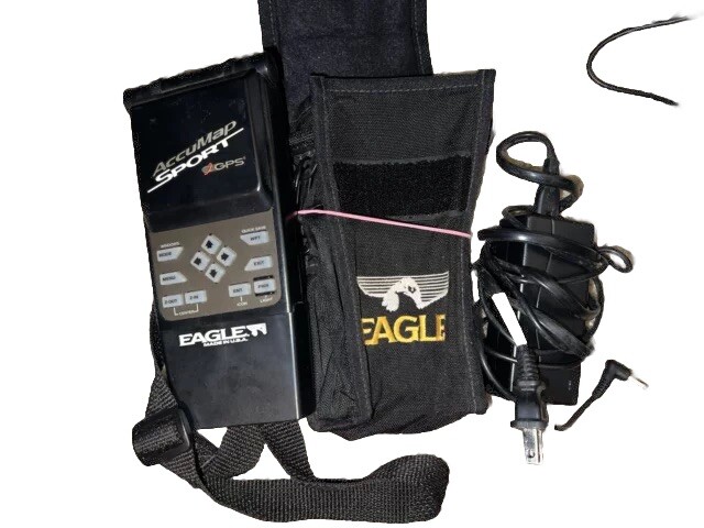 Eagle AccuNav Sport Portable GPS W/Storage Bag Clean Battery Comp VTG
