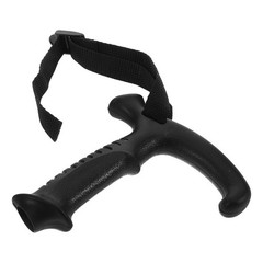Wooden Cane Handle Grip Replacement Ergonomic T Shape with Wrist Strap