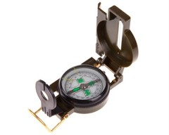 Simple Lensatic Liquid Green Army Military Compass Boy Scouts Hiking Survival