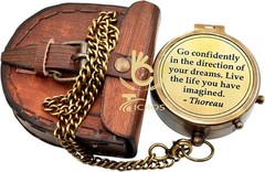Thoreau “Go Confidently in The Direction of Your Dreams” with Inspirational Quot