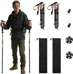 FireHiking Walking Trekking Poles Ultralight 7075 Aluminum Foldable Hiking Poles