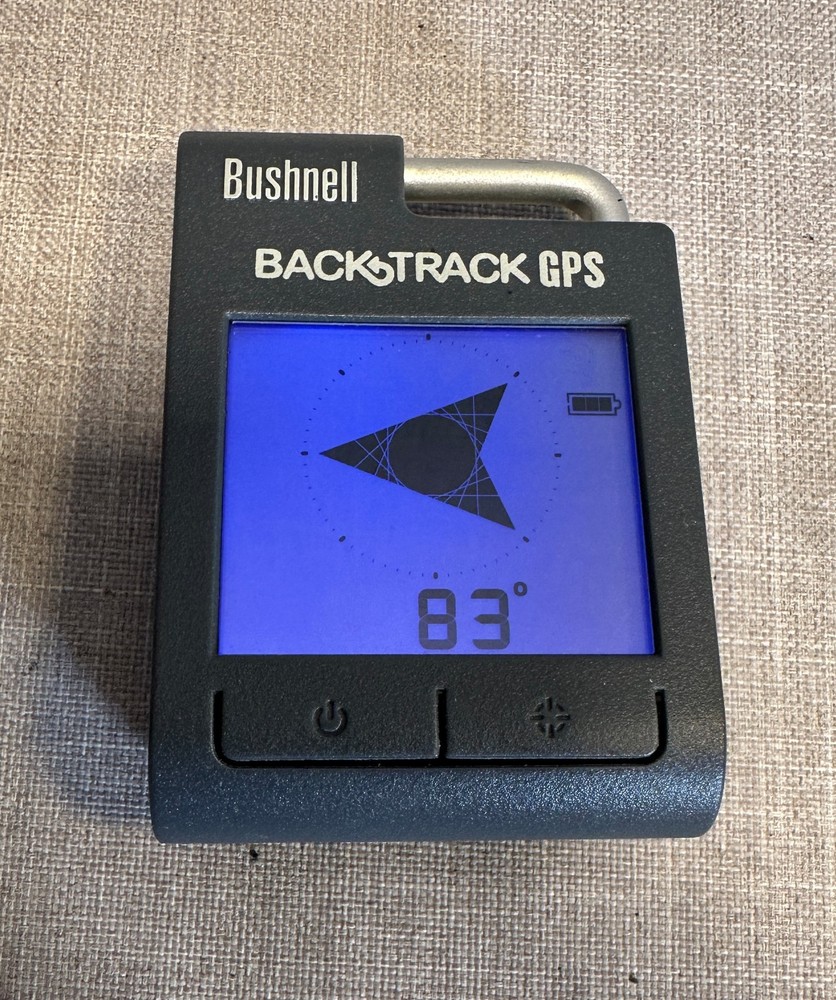 Bushnell Backtrack 360100 Portable 2.25″x3″ Point-3 Handheld GPS Compass WORKS!