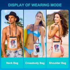 Large Waterproof Phone Pouch Floating, Waterproof Phone Case for iPhone 15 14