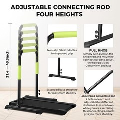 Sturdy Green Walking Pad Handle Bar – Non-Slip, Tool-Free Assembly for All Users