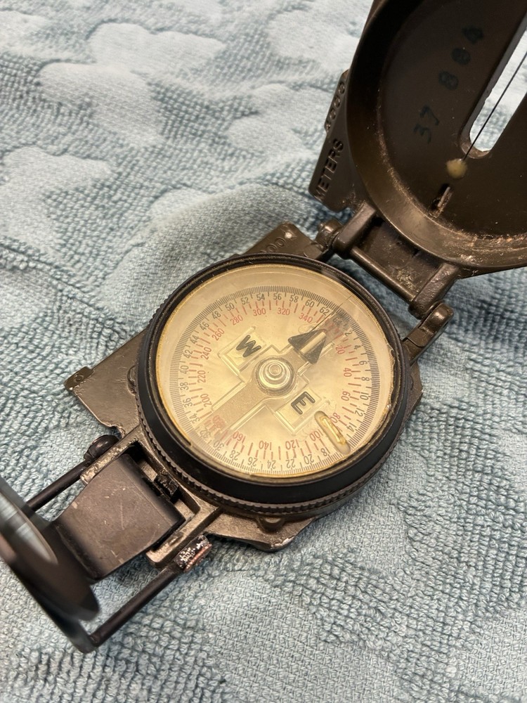 Lensatic ~ Engineer Compass, Military style hiking/camping