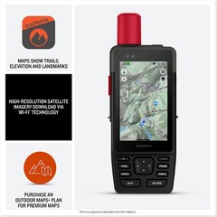 Garmin® GPSMAP® H1i Plus, Premium GPS Handheld Navigator with inReach® Plus