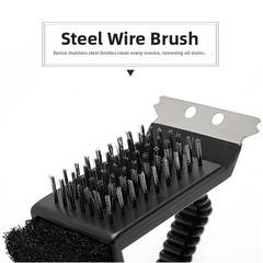 For Outdoor Grilling BBQ Grill Brush Right-angle Brush Head For BBQ Grills