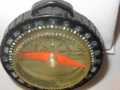Taylor Instruments, Asheville NC Hand Held Compass Key Chain Vintage 1960’s