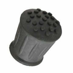 4 Pack Of Walking Stick Ferrules Black Rubber Cane Crutch Bottom End 2 Sizes