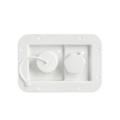 RV Water Inlet for Camper Trailer Dual Mode Gravity and Pressurized Fill