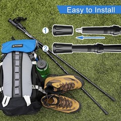 Replacement Rubber Tips for Trekking Poles & Walking Sticks – Anti-Slip Protecto