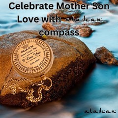 Gift for Son from Mom Dad | Engraved Compass 2″ – 2 inch(3100 lb.), Metallic