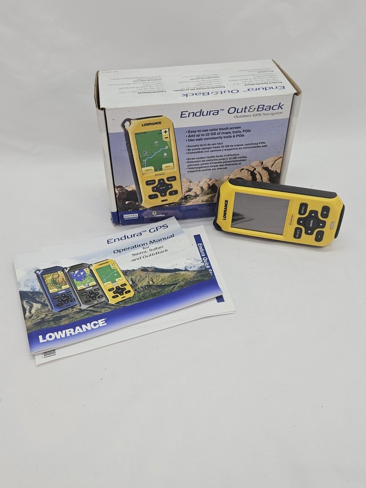 Lowrance Endura Out &Back Waterproof Hiking Outdoor GPS – Powers On