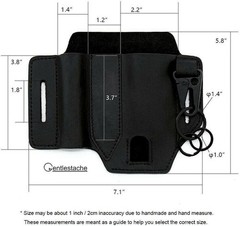 PU Leather man Sheath Multitool With Pen Holder Sheath EDC Pocket Organizer [