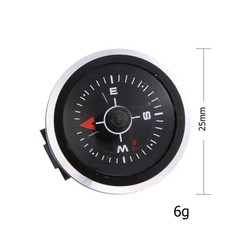1Pc Slide on 25MM Watch Wrist Band Strap Compass For Outdoor Survival Tools Gift