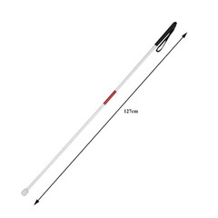 Aluminum Alloy Blind Cane Walking Stick Durable Foldable Anti-slip Grip 50 inch
