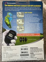 Sonocaddie Golf GPS XV2 With Box Online Courses Complete