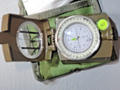 Professional Military Compass, Inclinometer, Waterproof, Aluminum, Night-Vision