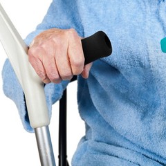 2 Pcs Thickened Sponge Grips Walking Cane Handle Replacement For Elderly