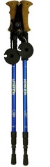 Lightweight Adjustable HP5 Anti-Shock Hiking Poles with Compass & Snow Disk