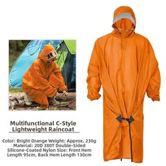 3in1 Waterproof Hiking Rain Jacket with Storage Pouch for Easy Outdoor Use